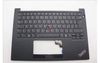 Lenovo 5M11N94199 C-Cover with keyboard, Italian, Black, Backlight, UK