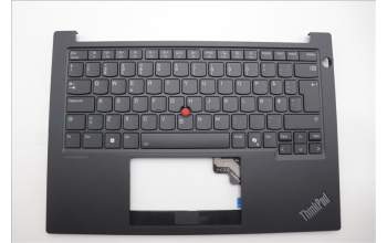 Lenovo 5M11N94203 C-Cover with keyboard, Norwegian, Black, Backlight, UK
