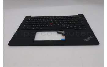 Lenovo 5M11N94209 C-Cover with keyboard, Russian, Black, Backlight, US