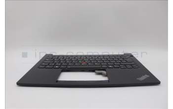 Lenovo 5M11N94215 C-Cover with keyboard, Czech Slovakian, Black, Backlight, UK