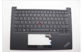 Lenovo 5M11N94219 C-Cover with keyboard, Slovenian, Black, Backlight, UK