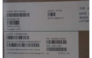 Lenovo 5M11N94241 MECH_ASM FRU KB EUROENG BL(CHY)US Bk