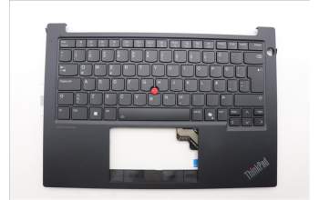 Lenovo 5M11N94247 C-Cover with keyboard, Icelandic, Black, Backlight, UK