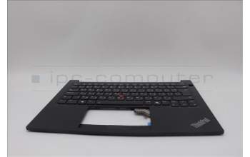 Lenovo 5M11N94251 C-Cover with keyboard, Bulgarian, Black, Backlight, UK