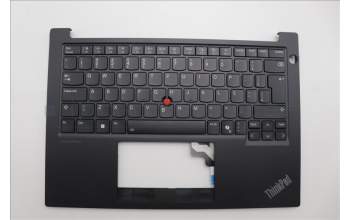 Lenovo 5M11N94273 C-Cover with keyboard, Brazil Portuguese, Black, Backlight, UK
