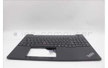 Lenovo 5M11N96526 C-Cover with keyboard, Arabic, Black, US
