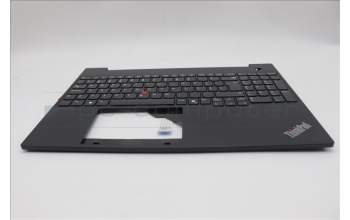 Lenovo 5M11N96559 C-Cover with keyboard, Portuguese, Black, UK