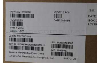 Lenovo 5M11N96568 C-Cover with keyboard, Slovenian, Black, UK