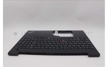 Lenovo 5M11N96592 C-Cover with keyboard, Bulgarian, Black, UK