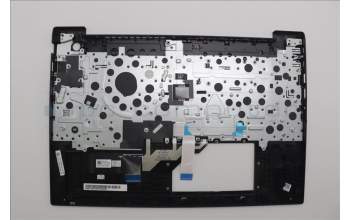 Lenovo 5M11N99128 C-Cover with keyboard, French, Black, Backlight, US