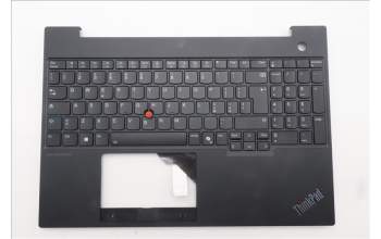 Lenovo 5M11N99157 C-Cover with keyboard, Italian, Black, Backlight, UK