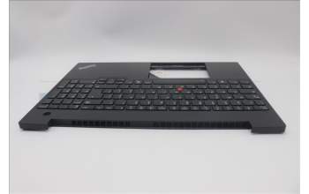 Lenovo 5M11N99159 C-Cover with keyboard, Italian, Black, Backlight, UK