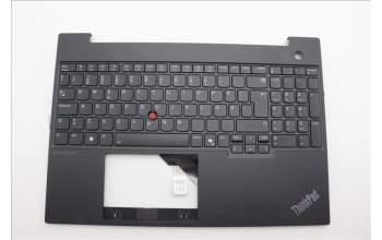 Lenovo 5M11N99165 C-Cover with keyboard, Norwegian, Black, Backlight, UK