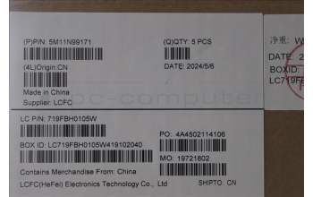 Lenovo 5M11N99171 MECH_ASM FRU KBD CCV POR BL(LTN) UK BK