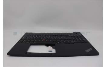 Lenovo 5M11N99206 C-Cover with keyboard, Switzerland, Black, Backlight, UK