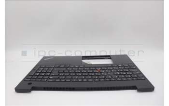 Lenovo 5M11N99235 C-Cover with keyboard, Bulgarian, Black, Backlight, UK