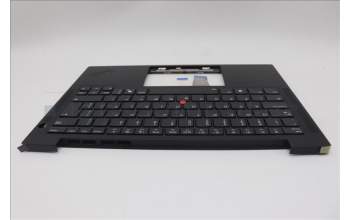 Lenovo 5M11N99322 C-Cover with keyboard, Brazil Portuguese, Black, Backlight, UK