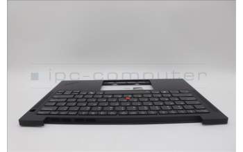 Lenovo 5M11N99574 C-Cover with keyboard, USA English, Black, Backlight, WWAN, US