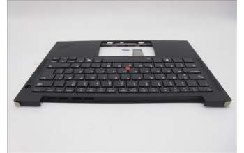 Lenovo 5M11N99610 C-Cover with keyboard, Icelandic, Black, Backlight, WWAN, UK