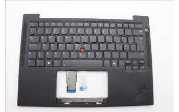 Lenovo 5M11N99654 C-Cover with keyboard, Swedish/Finnish, Black, Backlight, WWAN, UK
