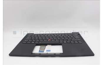 Lenovo 5M11N99654 C-Cover with keyboard, Swedish/Finnish, Black, Backlight, WWAN, UK