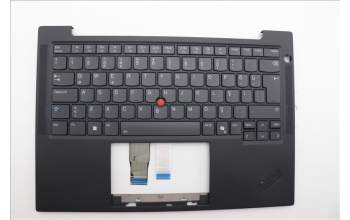 Lenovo 5M11N99670 C-Cover with keyboard, Turkish, Black, Backlight, WWAN, UK