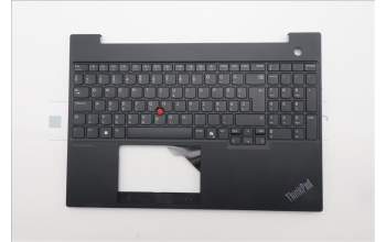 Lenovo 5M11N99765 C-Cover with keyboard, Hungarian, Black, UK