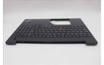 Lenovo 5M11N99774 C-Cover with keyboard, Norwegian, Black, UK