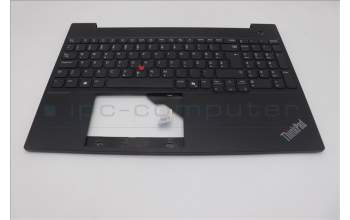 Lenovo 5M11N99786 C-Cover with keyboard, Slovenian, Black, UK