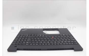 Lenovo 5M11N99789 C-Cover with keyboard, Swedish/Finnish, Black, UK