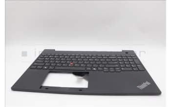 Lenovo 5M11N99804 C-Cover with keyboard, US English Euro, Black, US