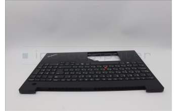 Lenovo 5M11N99810 C-Cover with keyboard, Bulgarian, Black, UK