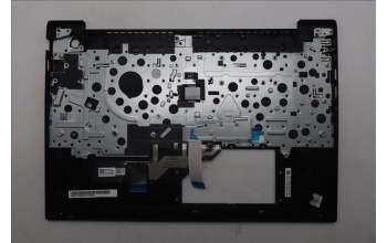 Lenovo 5M11N99848 C-Cover with keyboard, Belgian, Black, Backlight, UK