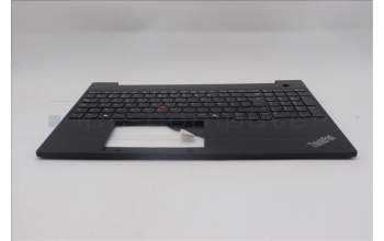 Lenovo 5M11N99848 C-Cover with keyboard, Belgian, Black, Backlight, UK