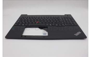 Lenovo 5M11N99849 C-Cover with keyboard, Belgian, Black, Backlight, UK