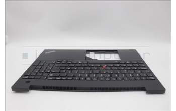 Lenovo 5M11N99852 C-Cover with keyboard, Danish, Black, Backlight, UK
