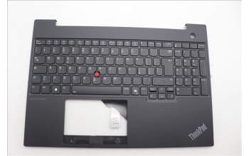 Lenovo 5M11N99873 C-Cover with keyboard, Italian, Black, Backlight, UK