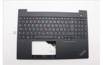 Lenovo 5M11N99876 C-Cover with keyboard, Norwegian, Black, Backlight, UK