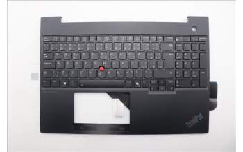 Lenovo 5M11N99884 C-Cover with keyboard, Czech Slovakian, Black, Backlight, UK