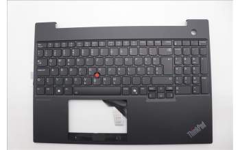 Lenovo 5M11N99888 C-Cover with keyboard, Slovenian, Black, Backlight, UK