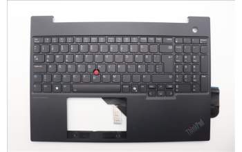 Lenovo 5M11N99909 C-Cover with keyboard, Icelandic, Black, Backlight, UK