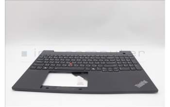 Lenovo 5M11N99939 C-Cover with keyboard, Ukraine, Black, Backlight, US