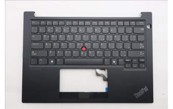 Lenovo 5M11N99949 C-Cover with keyboard, Arabic, Black, US