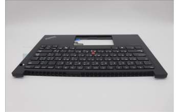 Lenovo 5M11N99951 C-Cover with keyboard, Arabic, Black, US