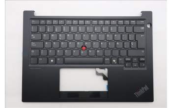 Lenovo 5M11N99961 C-Cover with keyboard, Spanish, Black, UK