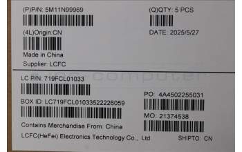 Lenovo 5M11N99969 C-Cover with keyboard, German, Black, UK