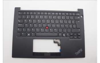 Lenovo 5M11N99995 C-Cover with keyboard, Portuguese, Black, UK