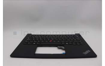 Lenovo 5M11P00003 C-Cover with keyboard, Czech Slovakian, Black, UK