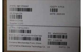 Lenovo 5M11P00007 C-Cover with keyboard, Slovenian, Black, UK