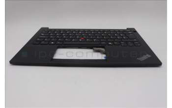 Lenovo 5M11P00007 C-Cover with keyboard, Slovenian, Black, UK